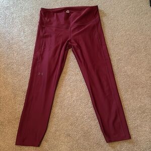 Under armour cropped legging size L
